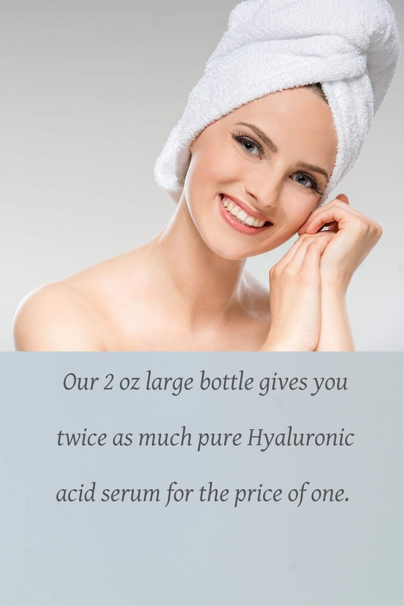 Ageless Derma Professional Pure Hyaluronic Acid Serum by Dr. Mostamand. 2 FL oz (60 ml) - Image 4